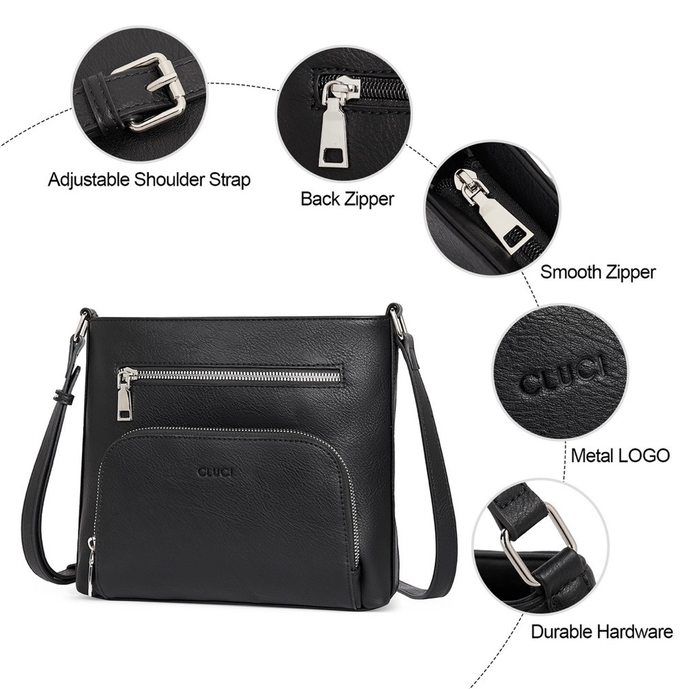 Cluci Amos Vintage Patchwork Crossbody Bag - Picture 3 of 5